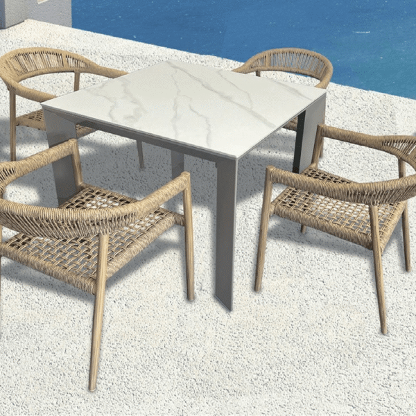 outdoor 4 seater patio dining set