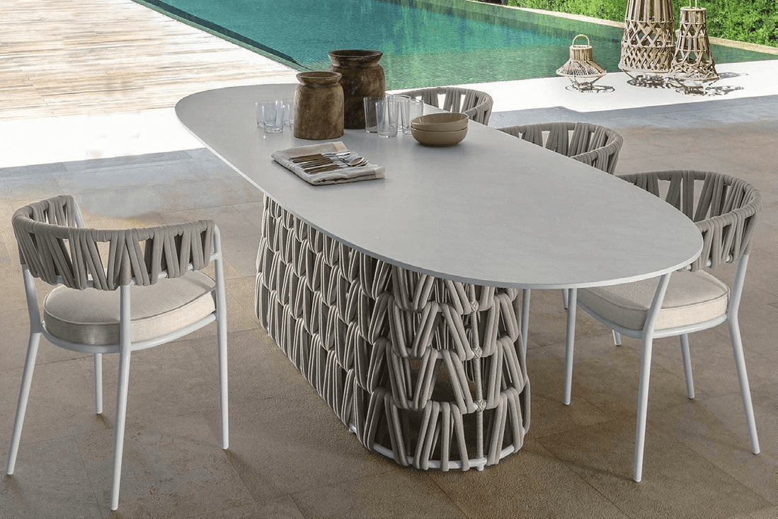 DH-8038 (1) 4 seater patio dining set - Image 1