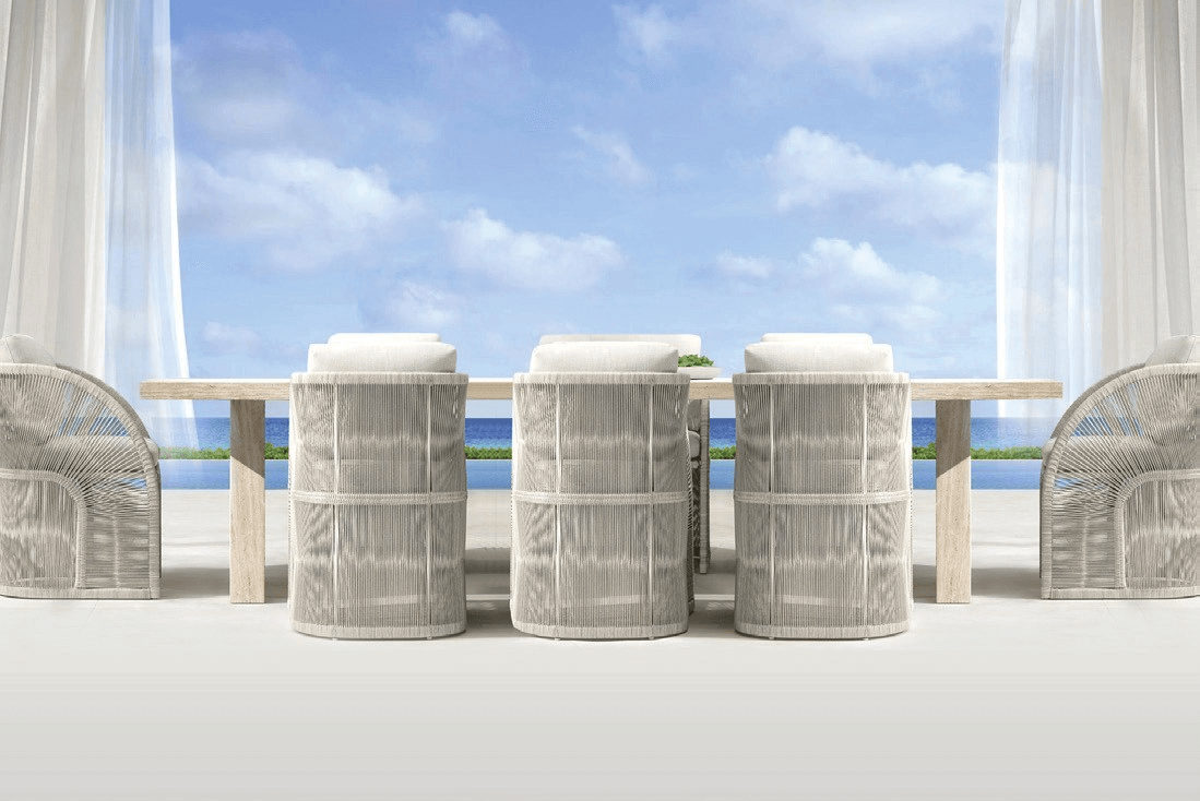 DH-8066 (1) 8 seater patio dining set - Image 1