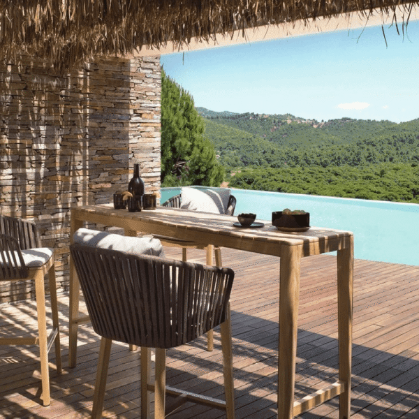 Outdoor 3 seater patio dining set