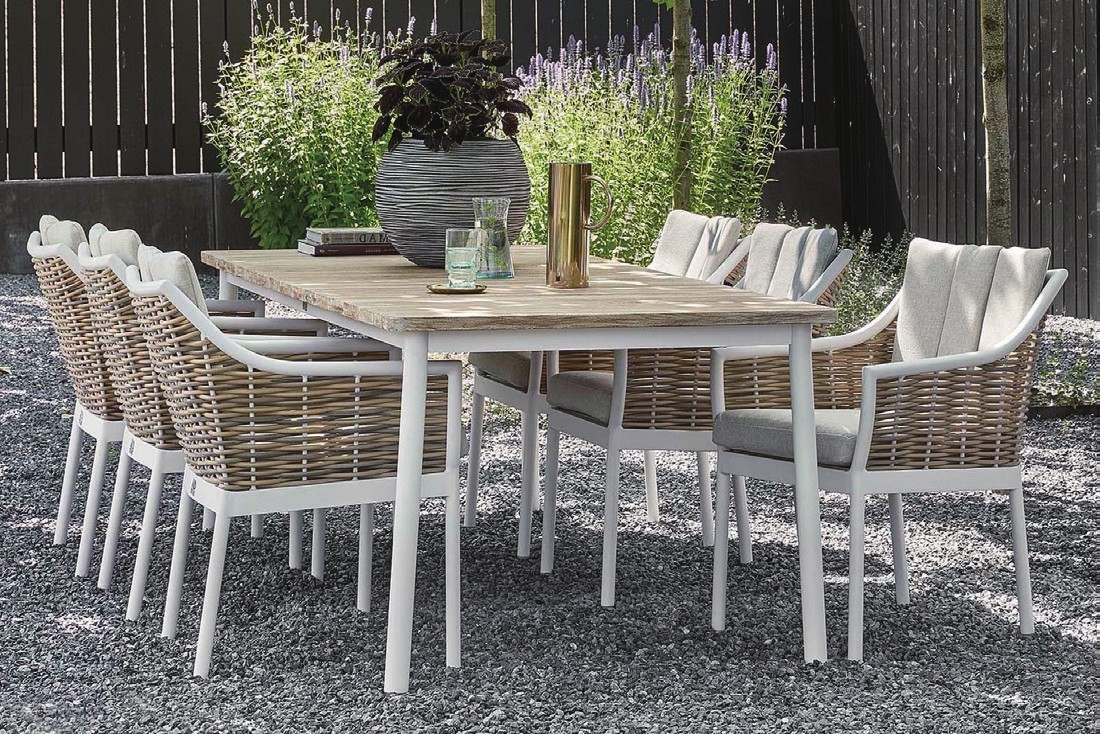 DH-8286 6-seater patio dining set. - Image 1