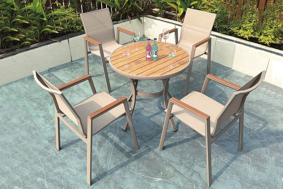 DH-8388 4 seater patio dining set - Image 1