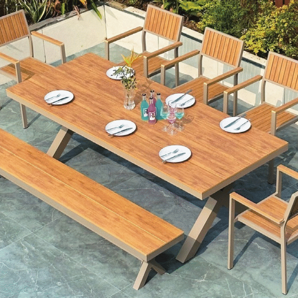 outdoor dining table set