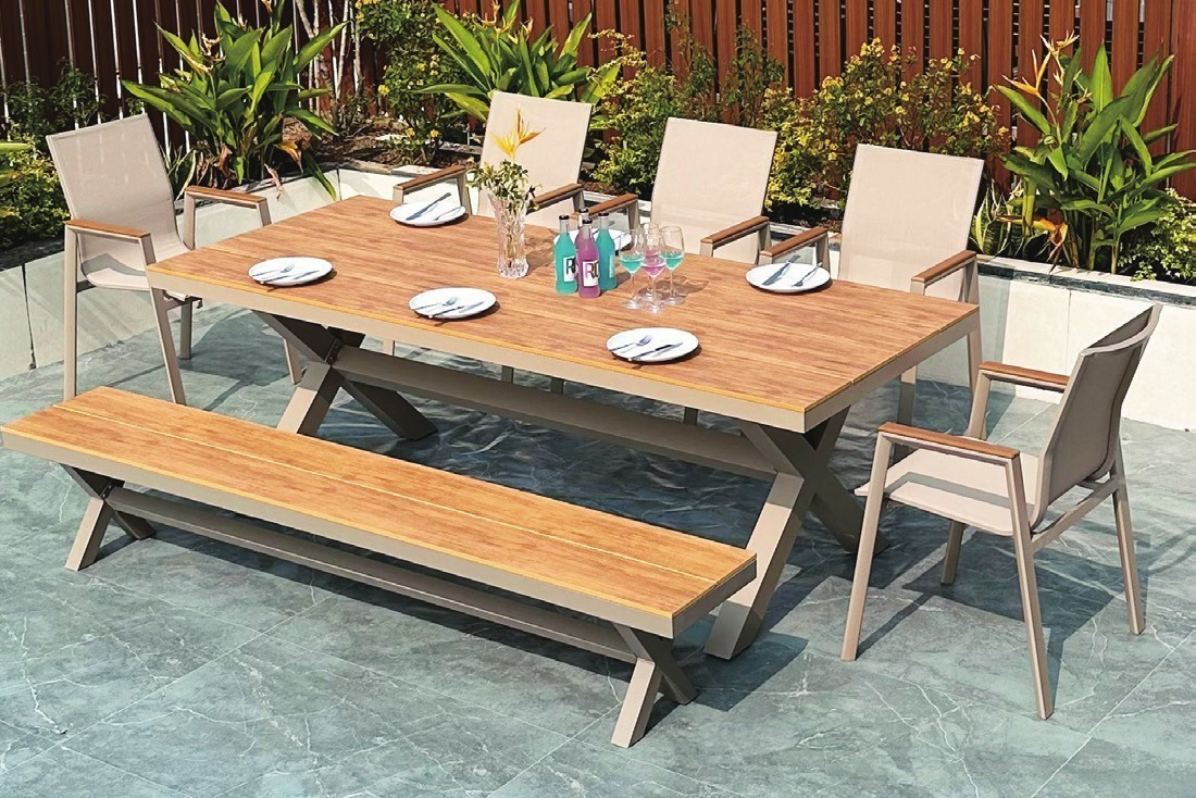 DH-8397 Outdoor dining table set - Image 1