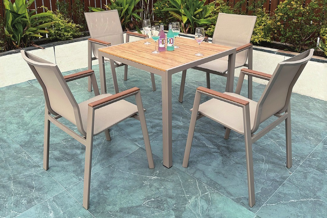 DH-8502 4 seater patio dining set - Image 1