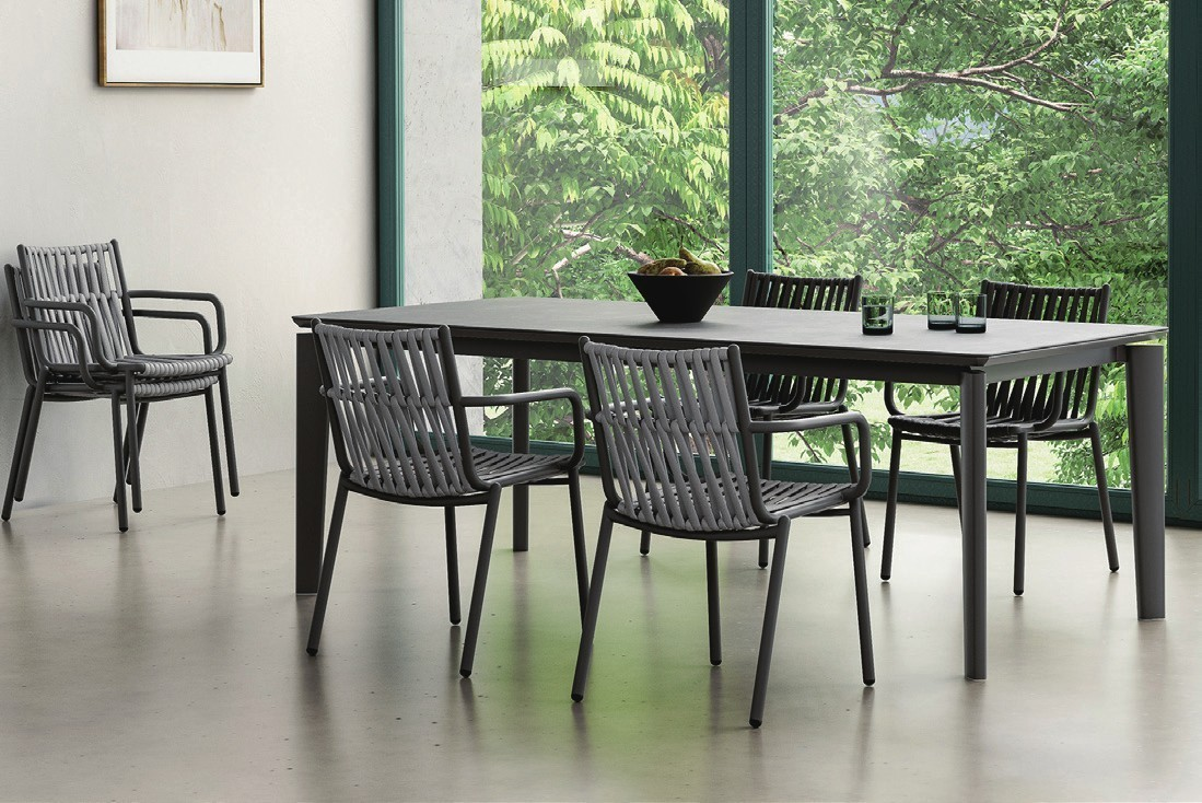 DH-8552 6 seater patio dining set - Image 1