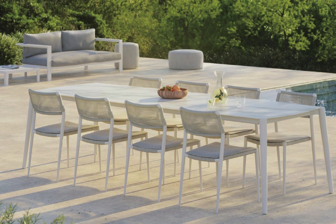 DH-8556 8 seater patio dining set - Image 1