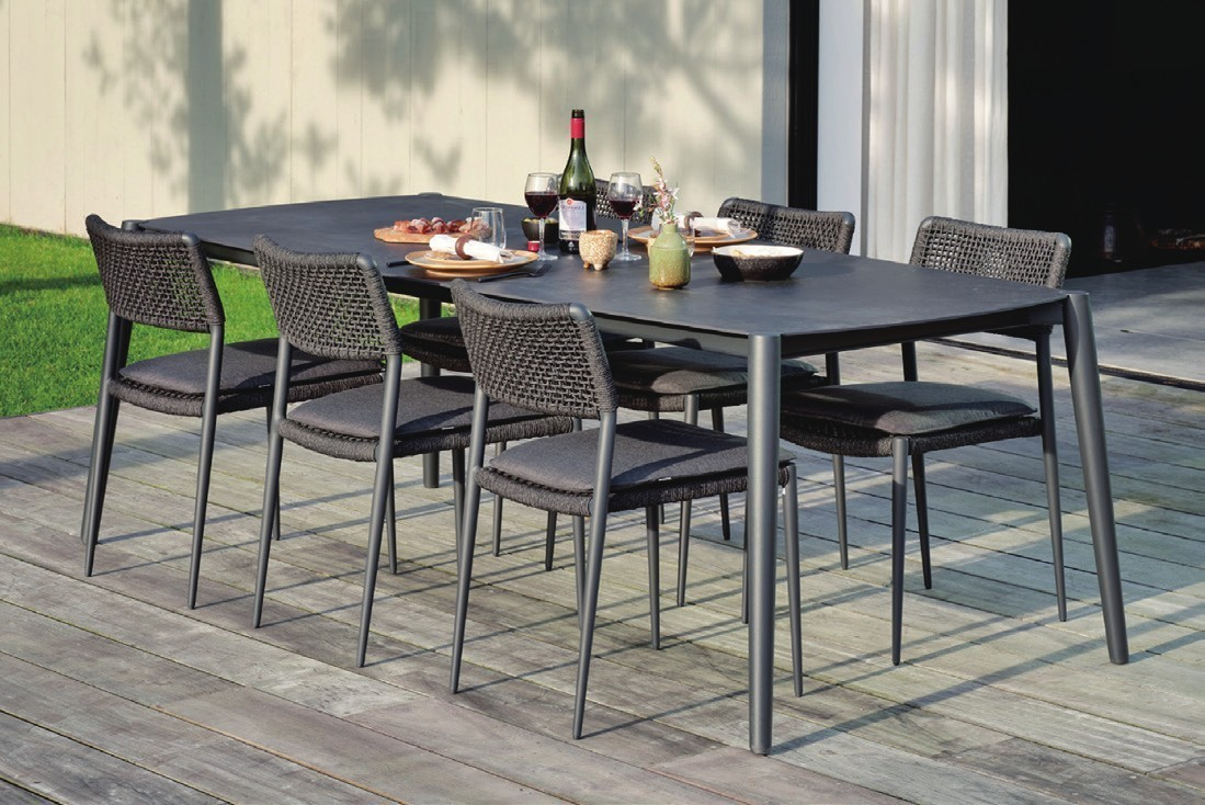 DH-8557 6 seater patio dining set - Image 1
